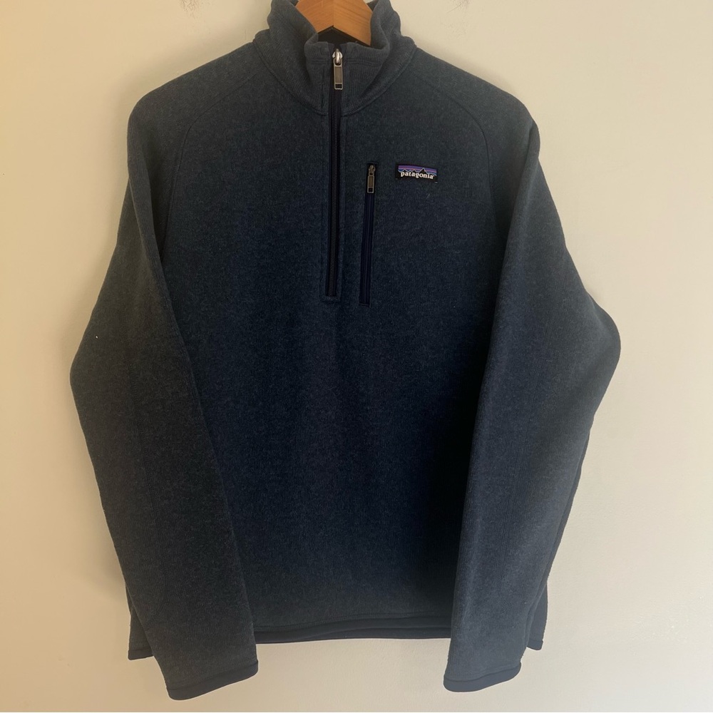 Patagonia Quarter Zip Navy Size Small